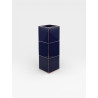 Vase Triple Tile  bleu / rose