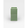 Vase Double Tile vert / blanc