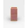 Vase Double Tile rose / jaune