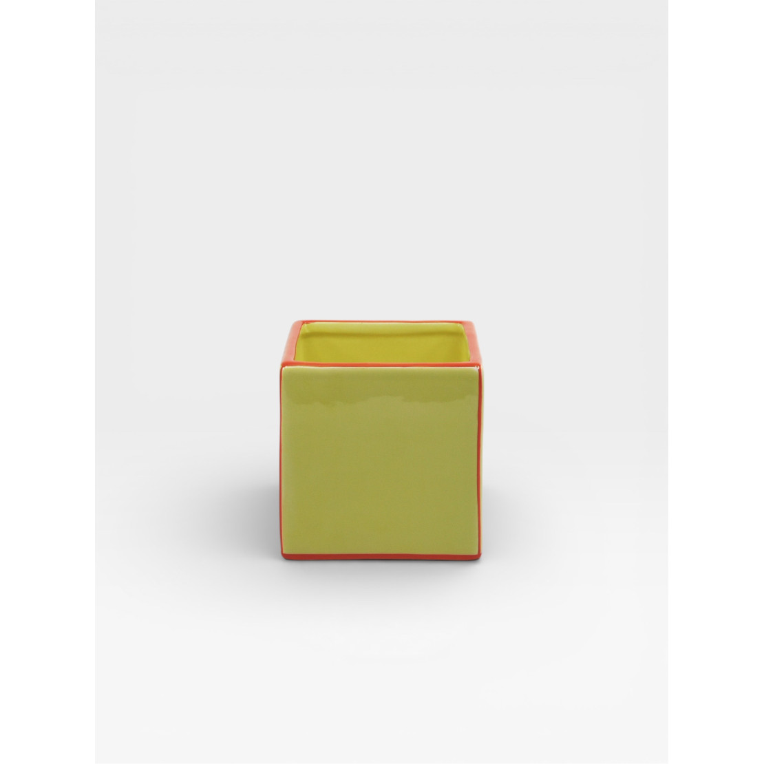 Vase Simple Tile  jaune / orange