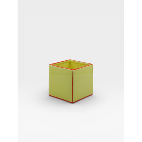 Vase Simple Tile jaune / orange