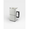 Carafe Tile blanc / noir