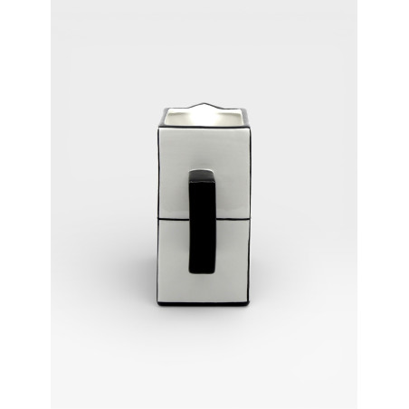 Carafe Tile blanc / noir
