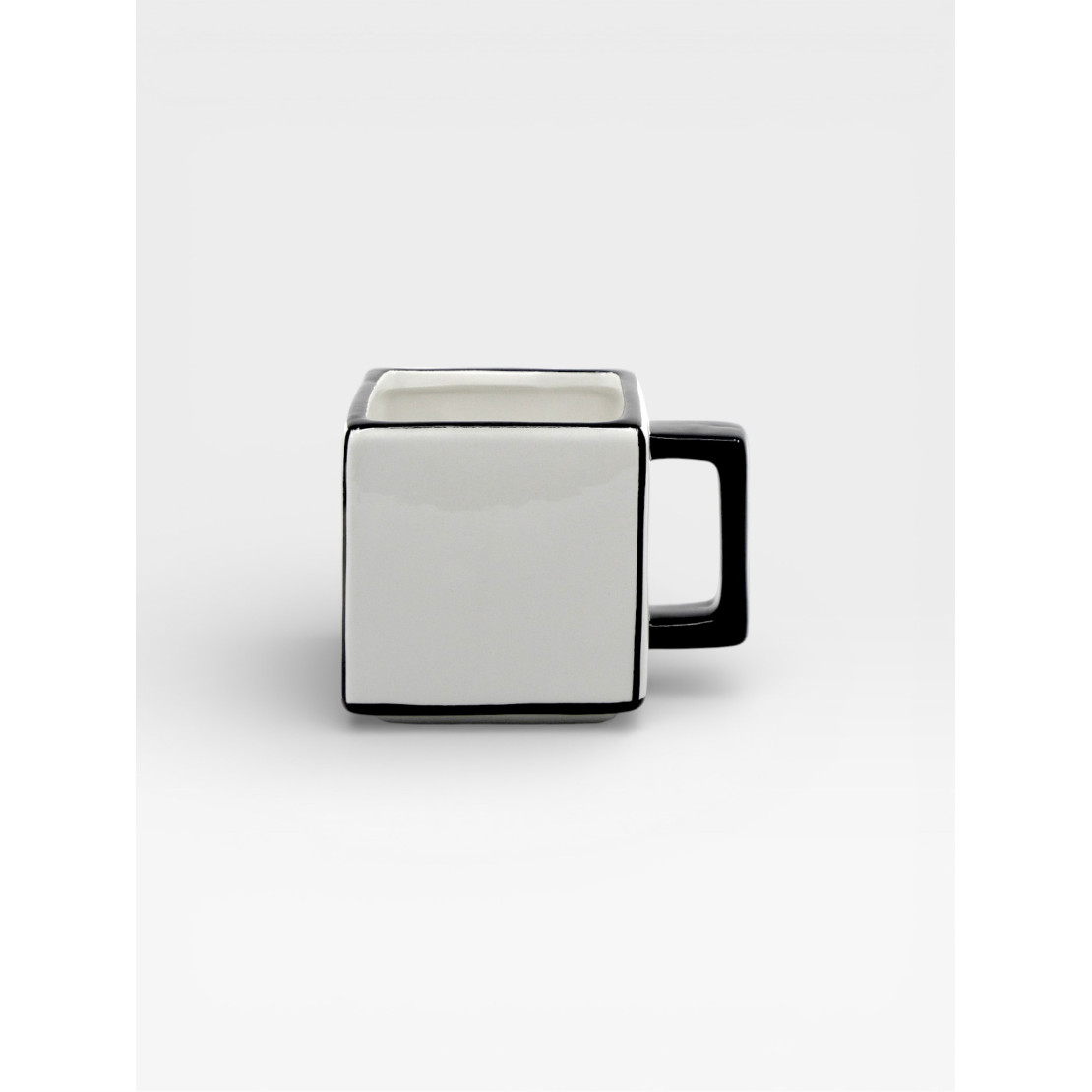 Mug Tile blanc / noir