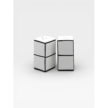 Sel & Poivre Tile blanc / noir