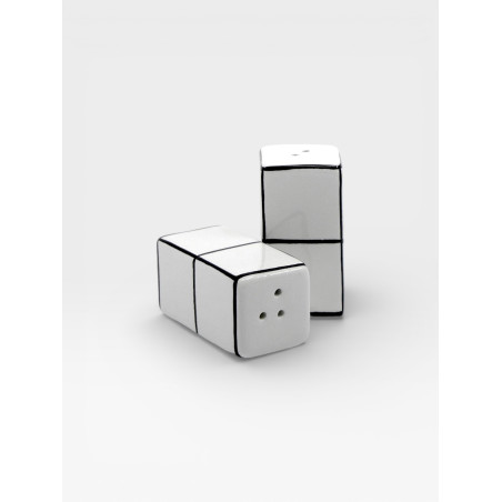 Sel & Poivre Tile blanc / noir