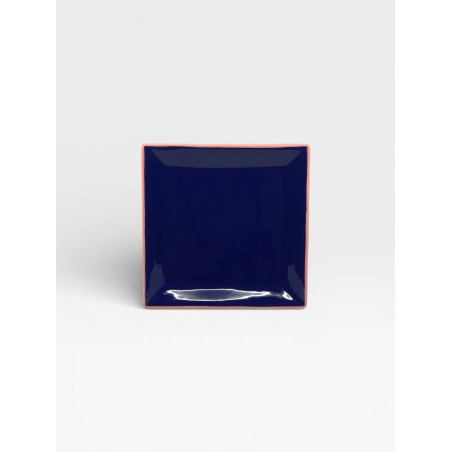 Assiettes Tile 18cm X4 Bleues / Roses