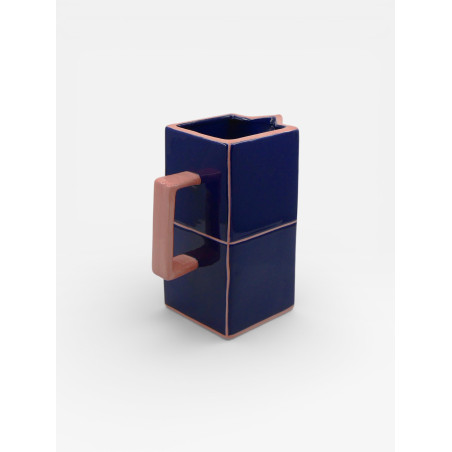 Carafe Tile bleu / rose