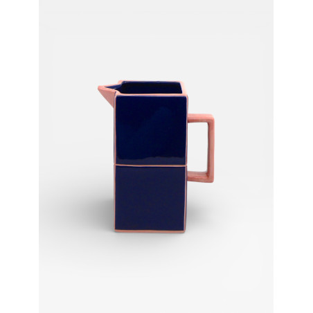 Carafe Tile bleu / rose