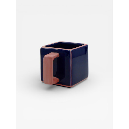 Mug Tile bleu / rose