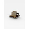 Set de 2 tasses à café Tile  beige / marron