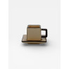 Set de 2 tasses à café Tile  beige / marron