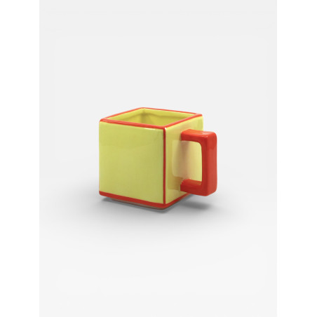 Mug Tile jaune / orange
