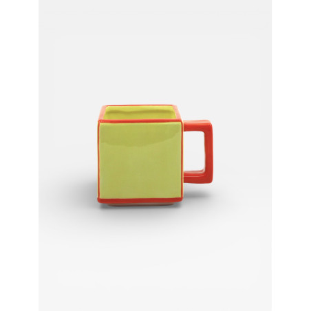 Mug Tile jaune / orange