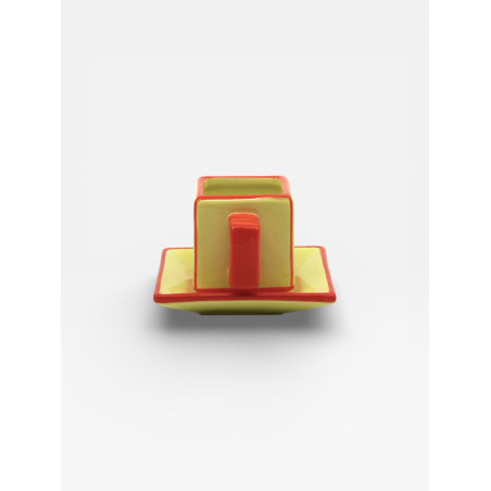 Set de 2 tasse à café Tile jaune / orange