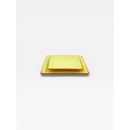 Assiettes Tile 18cm X4 Jaunes / Oranges