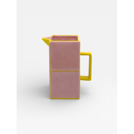 Carafe Tile rose / jaune