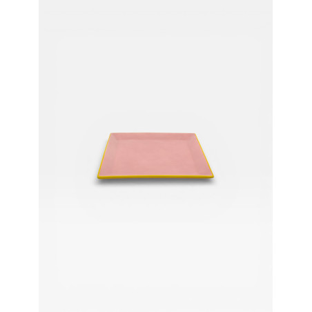 Assiettes Tile 23cm X4 Roses / Jaunes