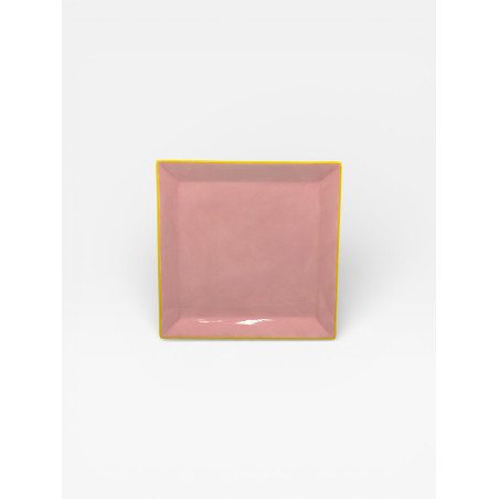 Assiettes Tile 23cm X4 Roses / Jaunes