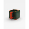 Mug Tile vert / orange