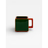 Mug Tile vert / orange