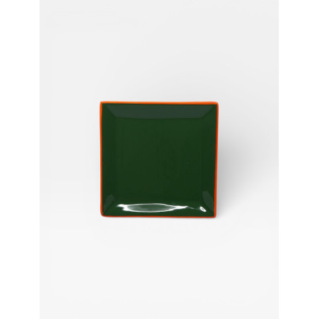Assiettes Tile 18cm X4 Vert / Orange