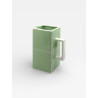 Carafe Tile vert / blanc