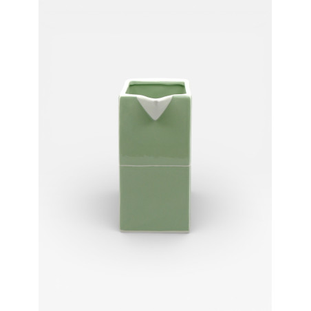 Carafe Tile vert / blanc