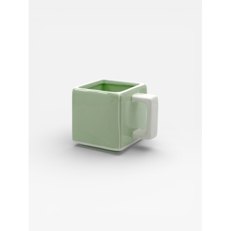 Mug Tile vert / blanc
