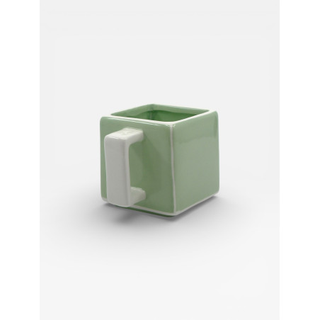 Mug Tile vert / blanc