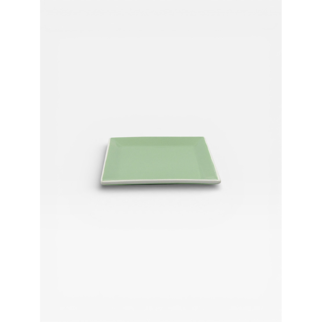 Assiettes Tile 18cm X4 Vertes / Blanches