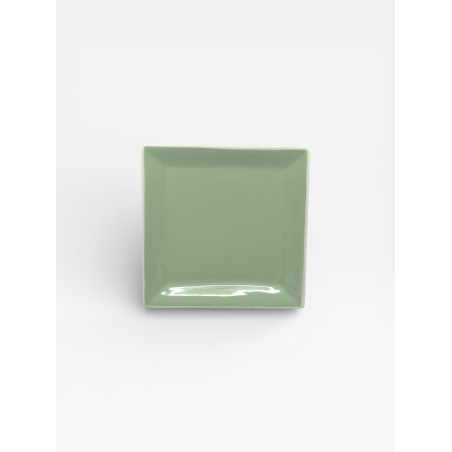 Assiettes Tile 18cm X4 Vertes / Blanches