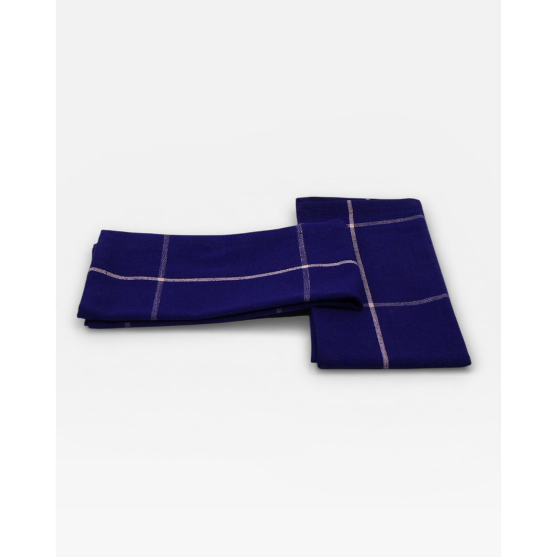 Lot de 6 sets de table - serviettes de table Tile bleu / rose